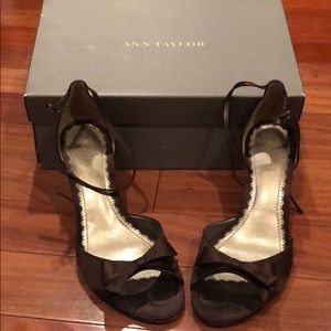 Ann Taylor Satin Strap Shoes 👠